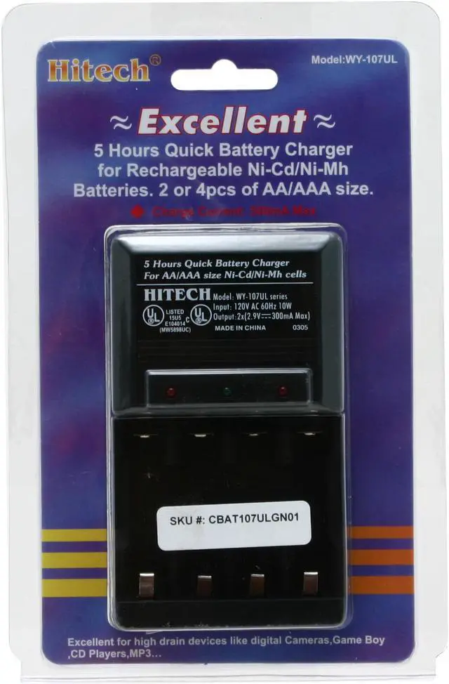 Main image of Hitech CBAT107ULGN01 Charger