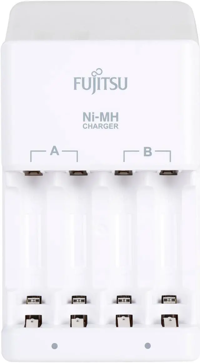 Alt view image 2 of 5 - Fujitsu Ni-MH Battery Charger Kit with AA 2000mAh Rechargeable Batteries 4-Pack (Made in Japan)