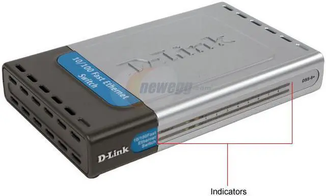 Alt view image 2 of 6 - D-Link DSS-8+ Desktop Switch
