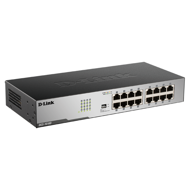 Switch Ethernet Gigabit Devolo 16 Ports – Commutateur Réseau Silencieux Sans Ventilateur – Plug & Play