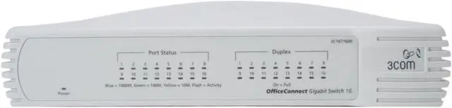 Alt view image 2 of 7 - 3com 3C1671600-US OfficeConnect Gigabit Switch
