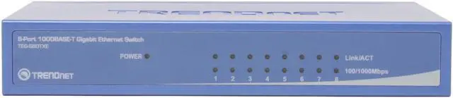 Alt view image 2 of 6 - TRENDnet TEG-S80TXE Unmanaged Copper Gigabit Switch