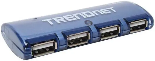 Alt view image 3 of 6 - TRENDnet TU-400E 4-Port Compact USB Hub