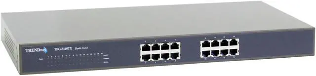 Alt view image 2 of 5 - TRENDnet TEG-S160TX Unmanaged Gigabit Switch