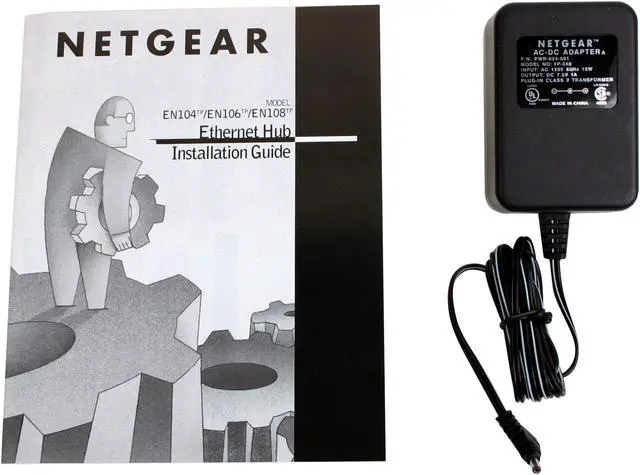 Alt view image 3 of 4 - NETGEAR EN104TP 4-Port 10Mbps Ethernet Hub