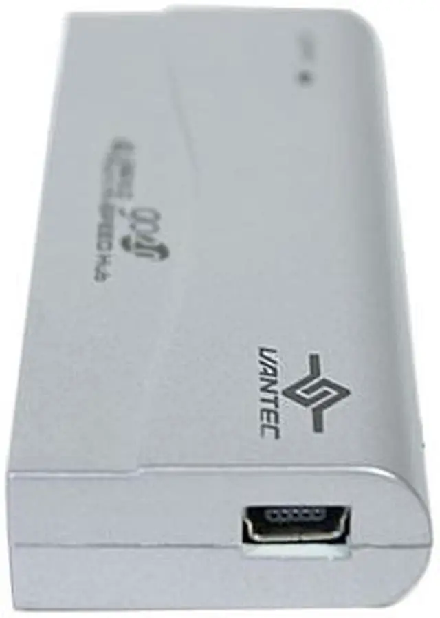 Alt view image 4 of 6 - VANTEC UGT-MH304 USB2.0 4 Port HI-SPEED Mini Hub