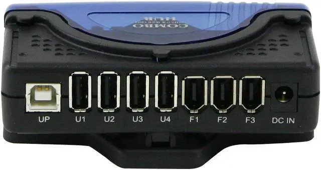 Alt view image 2 of 5 - GWC HC3070 USB2.0 + IEEE1394 Combo Hub