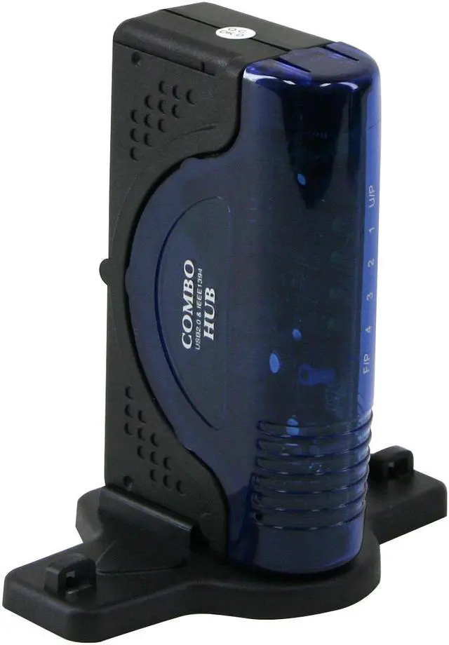 Alt view image 3 of 5 - GWC HC3070 USB2.0 + IEEE1394 Combo Hub
