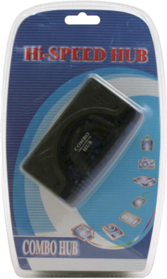 Alt view image 5 of 5 - GWC HC3070 USB2.0 + IEEE1394 Combo Hub