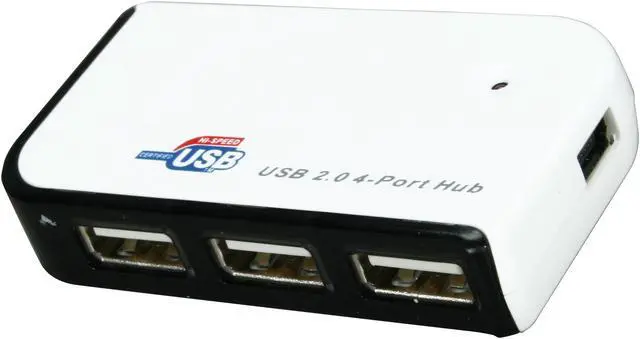 Main image of GWC HU2G40 USB 2.0 4-Port Hub with 2.5A Power Adapter, Bus-power/Self-power Modes