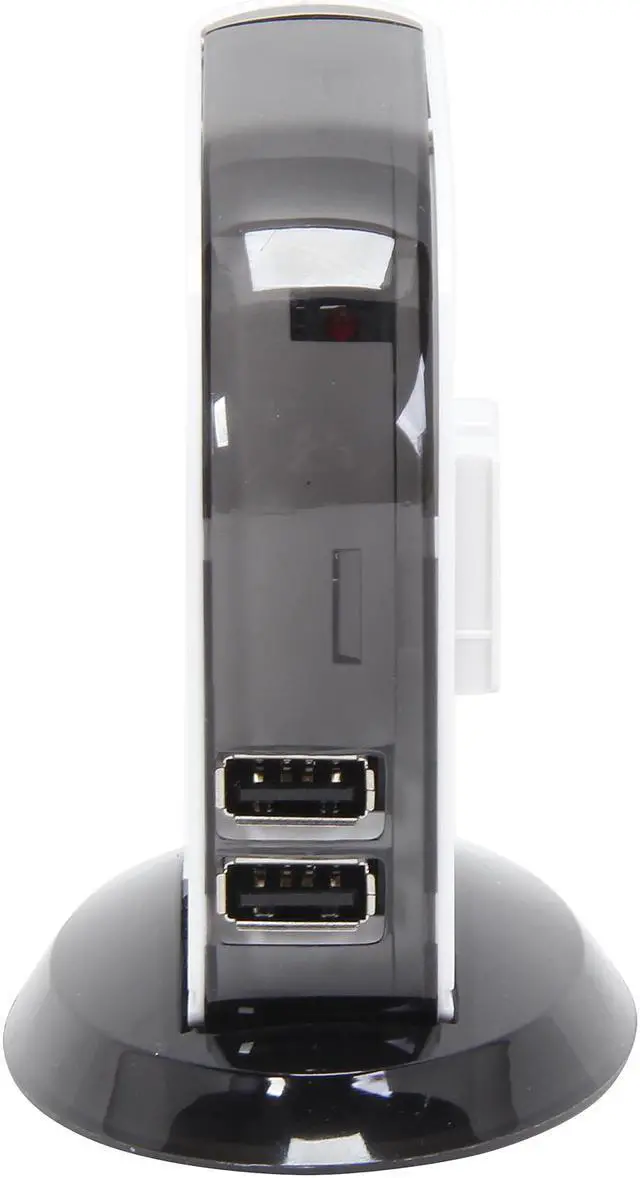 Alt view image 2 of 7 - GWC HU2F71 USB 2.0 7-Port Hub with 2.5A Power Adapter, bus-power/self-power modes
