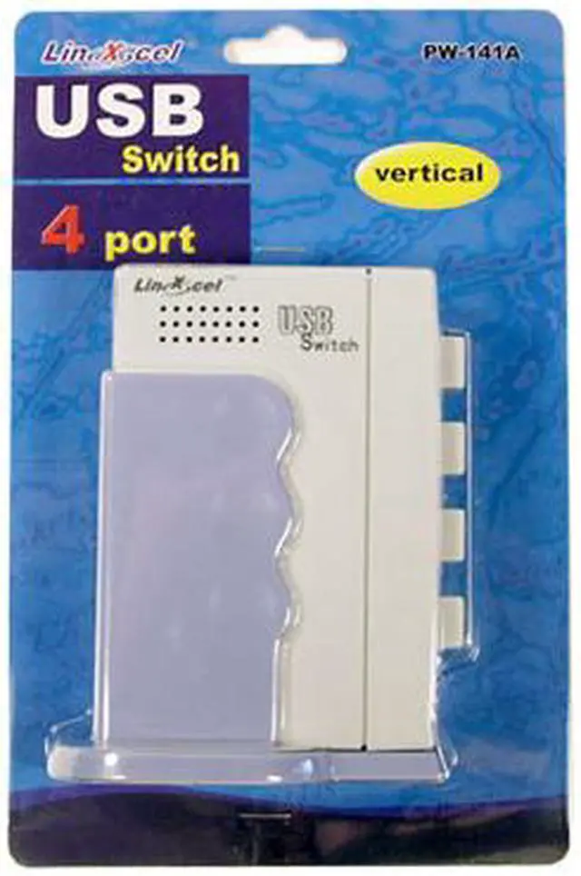 Alt view image 4 of 4 - AMC PW-141A Micro USB1.1/2.0 4-Port Switch