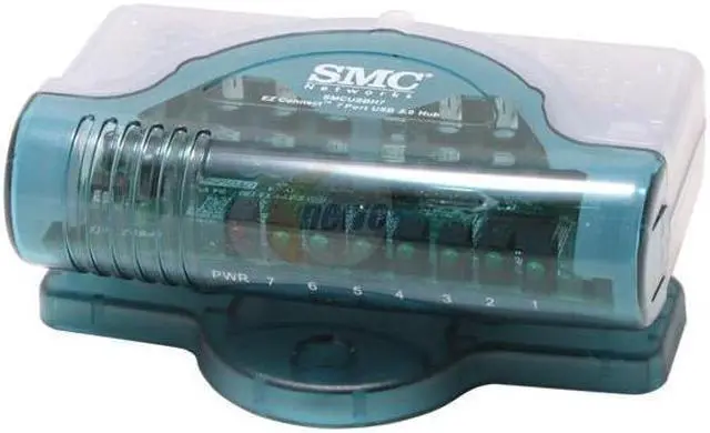 Alt view image 2 of 6 - SMC EZ Connect SMCUSBH7 7 Port USB2.0 Hub