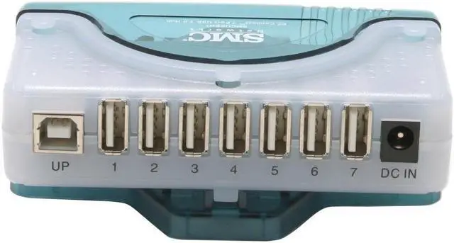 Alt view image 4 of 6 - SMC EZ Connect SMCUSBH7 7 Port USB2.0 Hub
