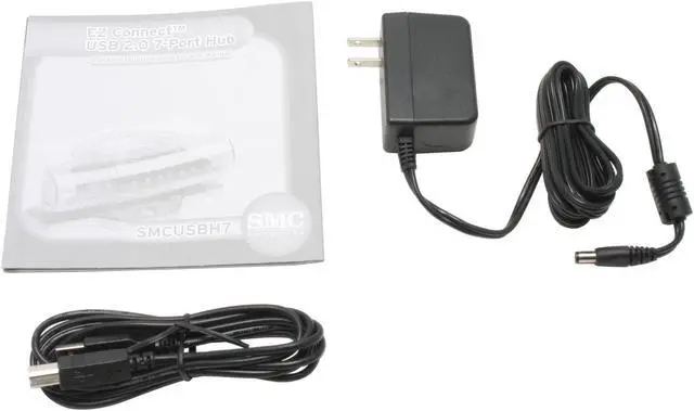Alt view image 5 of 6 - SMC EZ Connect SMCUSBH7 7 Port USB2.0 Hub