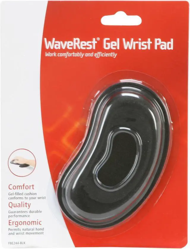 Alt view image 4 of 4 - BELKIN WaveRest F8E244-BLK Black Gel Wrist Pad
