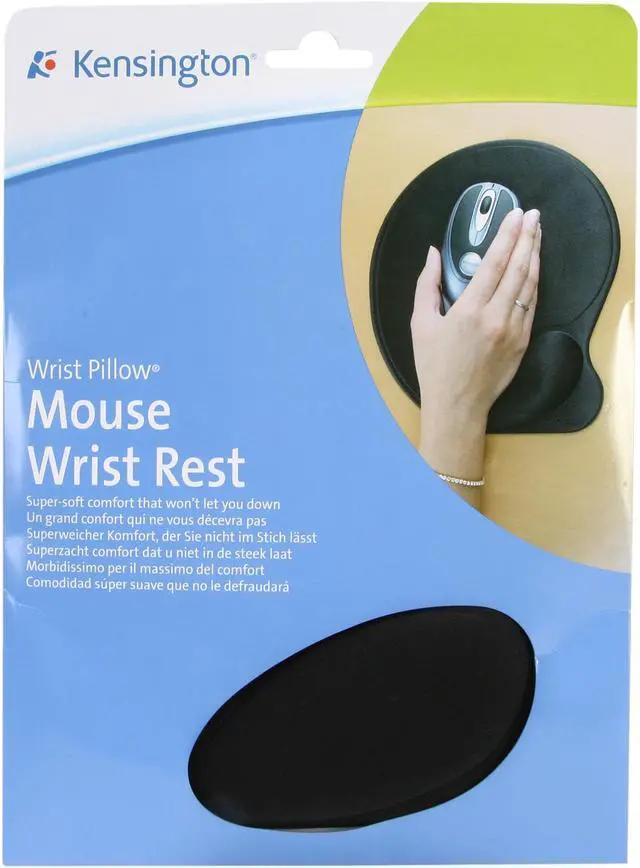 Alt view image 2 of 2 - Kensington L57822us Wrist Pillow Mouse Pad, Black
