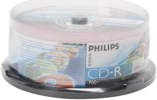 Main image of PHILIPS 700MB 52X CD-R LightScribe 25 Packs Spindle Disc Model CR7D5HB25/17