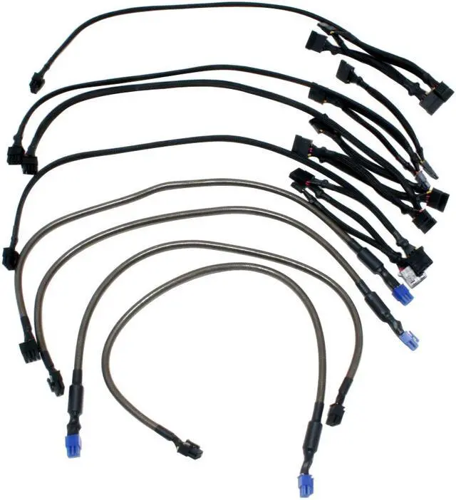 Alt view image 7 of 9 - NZXT PRECISE 850 850 W ATX12V SLI Ready Modular Active PFC Power Supply