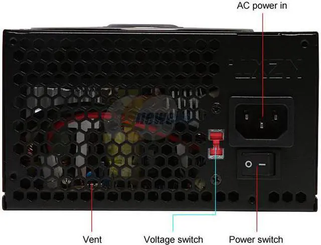 Alt view image 2 of 9 - NZXT PS-NT-PP600-R 600 W ATX / BTX SLI Ready CrossFire Ready Power Supply