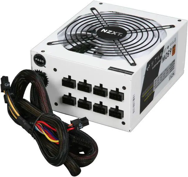 Alt view image 4 of 7 - NZXT HALE 90 HALE90-650-M 650 W ATX 12V v2.2, EPS 12V v2.91 80 PLUS GOLD Certified Modular Active PFC Power Supply