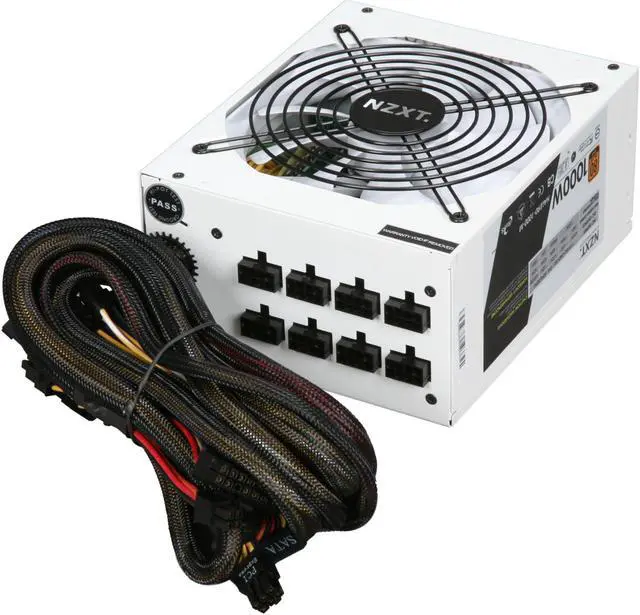 Alt view image 4 of 7 - NZXT HALE90-1000-M 1000W ATX 12V v2.2, EPS 12V v2.91 80 PLUS GOLD Certified Modular Active PFC Power Supply