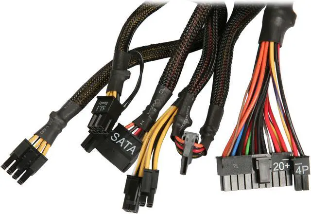 Alt view image 6 of 7 - NZXT HALE90-1000-M 1000W ATX 12V v2.2, EPS 12V v2.91 80 PLUS GOLD Certified Modular Active PFC Power Supply