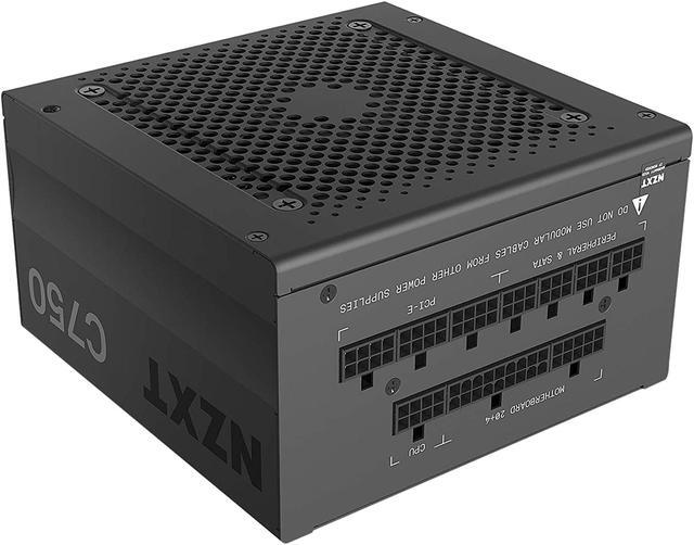 Alt view image 4 of 6 - NZXT C750 NP-C750M 750 Watt PSU 80+ Gold Certified Hybrid Silent Fan Control Fluid Dynamic Bearings Modular Design Sleeved Cables ATX Gaming Power Supply, 10 Year Warranty