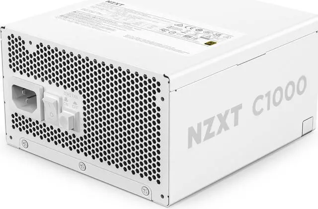 Main image of NZXT ATX 3.1 1000 Watt 80 Plus Gold Fully Modular Low-Noise Power Supply -White - PA-0G2BW-US