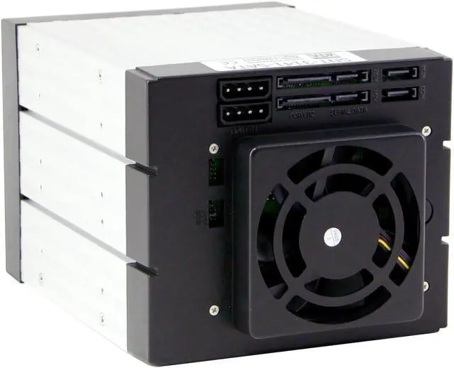 Alt view image 2 of 4 - Athena Power BP-SATA3141B RAID 0 / 1 / 5 / 10 4 3.5" Drive Bays 3 x 5.25" Bay for 4 x 3.5" SATA HDD Backplane