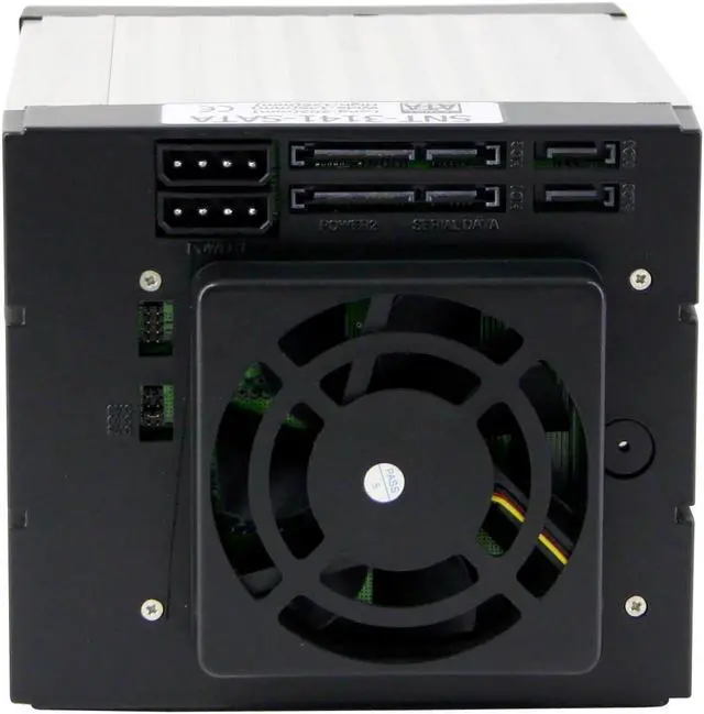 Alt view image 3 of 4 - Athena Power BP-SATA3141B RAID 0 / 1 / 5 / 10 4 3.5" Drive Bays 3 x 5.25" Bay for 4 x 3.5" SATA HDD Backplane