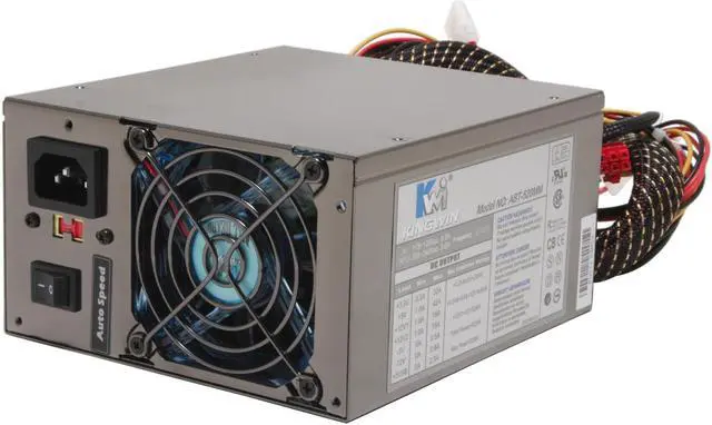 Alt view image 2 of 8 - KINGWIN ABT-520MM 520 W ATX / BTX SLI Certified CrossFire Ready Power Supply