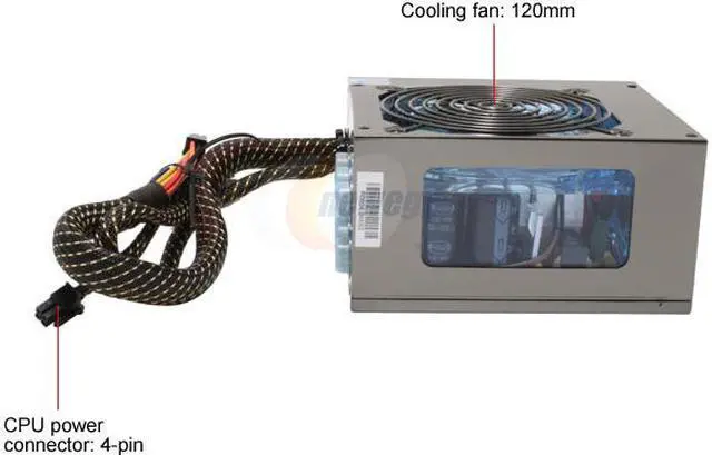 Alt view image 3 of 10 - KINGWIN ABT-520MA1W 520W ATX / BTX SLI Certified CrossFire Ready Modular  Power Supply