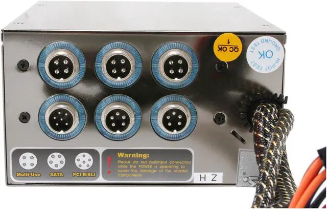Alt view image 7 of 10 - KINGWIN ABT-520MA1W 520W ATX / BTX SLI Certified CrossFire Ready Modular  Power Supply