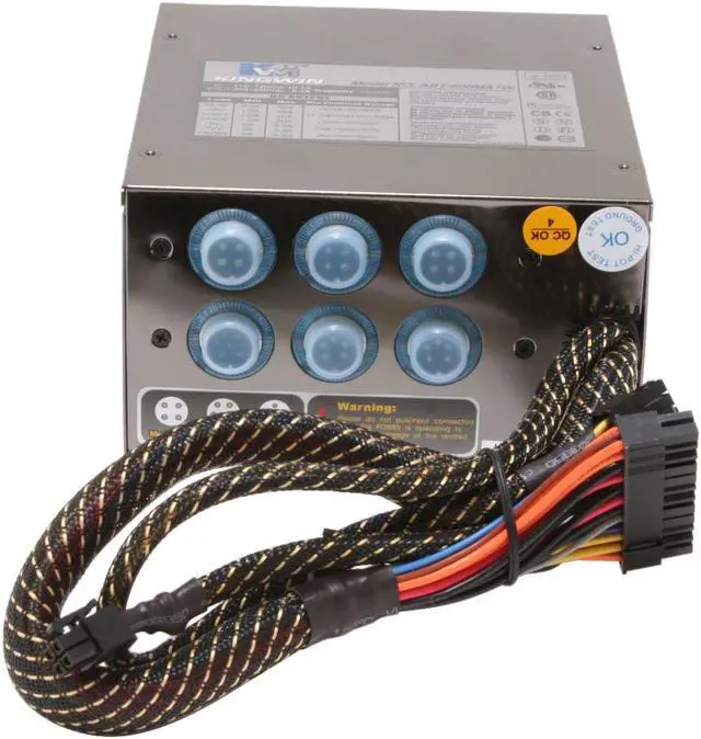 Alt view image 2 of 10 - KINGWIN ABT-600MA1W 600W ATX 12V Ver.2.2 SLI Certified CrossFire Ready Modular Power Supply
