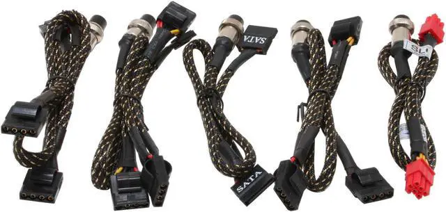 Alt view image 8 of 10 - KINGWIN ABT-600MA1W 600W ATX 12V Ver.2.2 SLI Certified CrossFire Ready Modular Power Supply