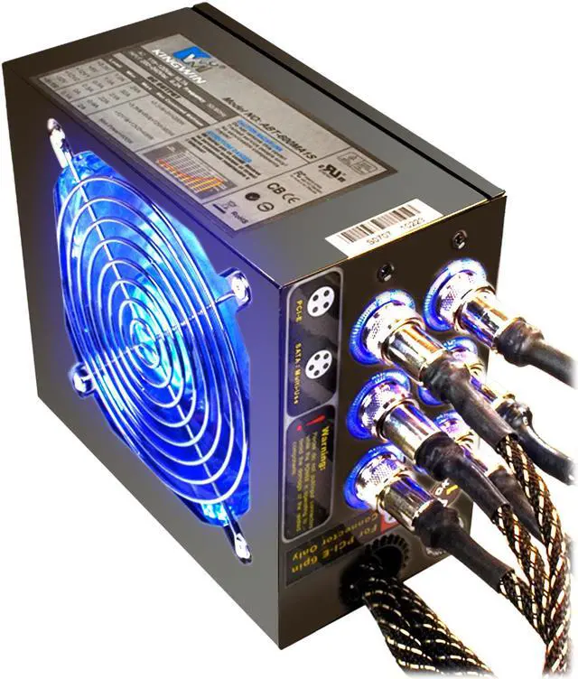 Main image of KINGWIN Mach 1 ABT-700MA1S 700W ATX / BTX SLI Certified CrossFire Ready Modular Power Supply