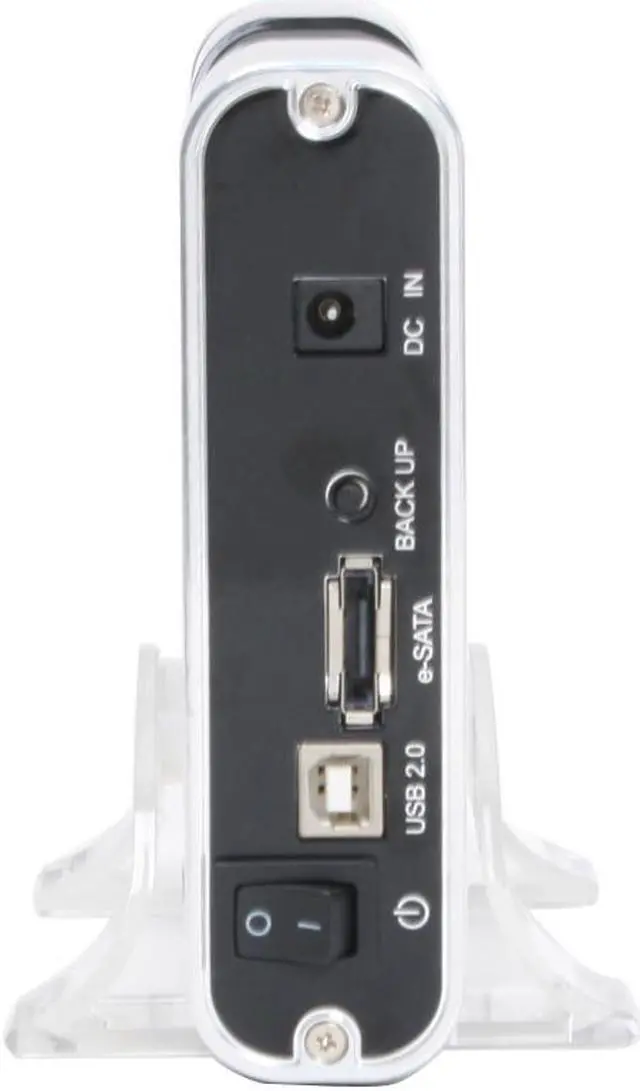 Alt view image 4 of 7 - KINGWIN EL-35EU-SB Aluminum 3.5" Silver w/ Black SATA USB 2.0 & eSATA External Enclosure