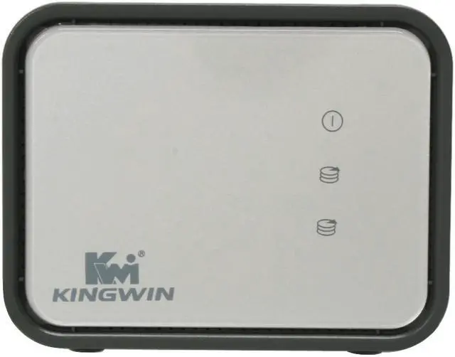 Alt view image 2 of 7 - KINGWIN KM-TB235 Front & Rear Panel: Plastic Outer Case: Aluminum 3.5" SATA USB 2.0 & eSATA External Enclosure