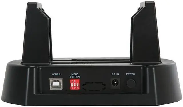Alt view image 5 of 8 - KINGWIN EZD-2536 2.5" & 3.5" SATA I/II USB 2.0 Dual Bay SATA Hard Drive Docking Station