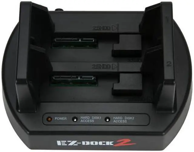 Alt view image 7 of 8 - KINGWIN EZD-2536 2.5" & 3.5" SATA I/II USB 2.0 Dual Bay SATA Hard Drive Docking Station
