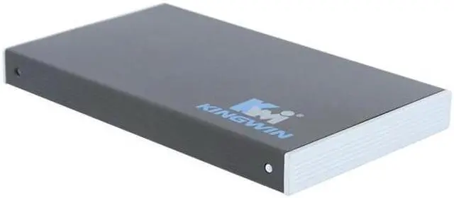 Main image of KINGWIN KH-201U-BK Aluminum alloy 2.5" Black SATA USB 2.0 External Enclosure