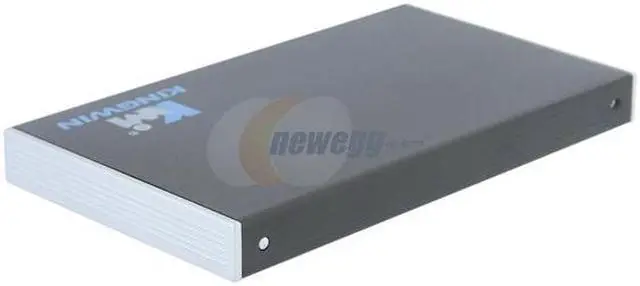 Alt view image 3 of 10 - KINGWIN KH-201U-BK Aluminum alloy 2.5" Black SATA USB 2.0 External Enclosure
