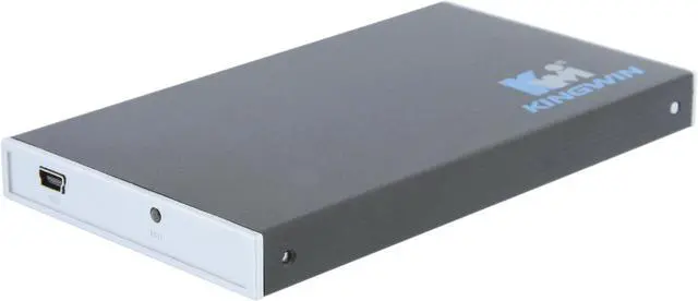 Alt view image 7 of 10 - KINGWIN KH-201U-BK Aluminum alloy 2.5" Black SATA USB 2.0 External Enclosure