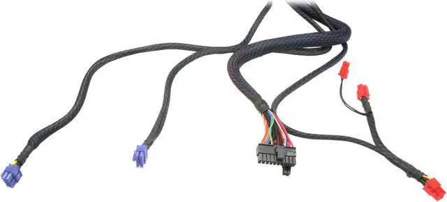 Alt view image 6 of 7 - KINGWIN Lazer LZ-850 850W Modular 80 PLUS BRONZE Certified Active PFC W/ 3-Way LED Switch and Universal Modular Connector Power Supply