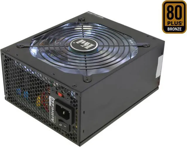 Main image of KINGWIN Lazer LZ-1000 1000W Modular 80 PLUS BRONZE Certified Active PFC W/ 3-Way LED Switch and Universal Modular Connector Power Supply