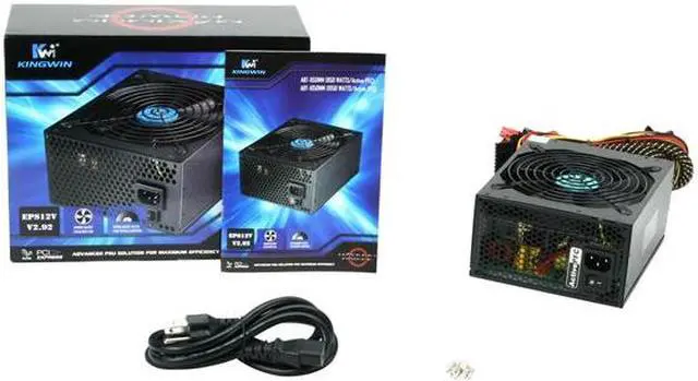 Alt view image 7 of 7 - KINGWIN ABT-1050MM 1050 W ATX 12V v2.2 / EPS 12V v2.91 / SSI EPS 12V v2.92 SLI Ready CrossFire Ready Active PFC Power Supply