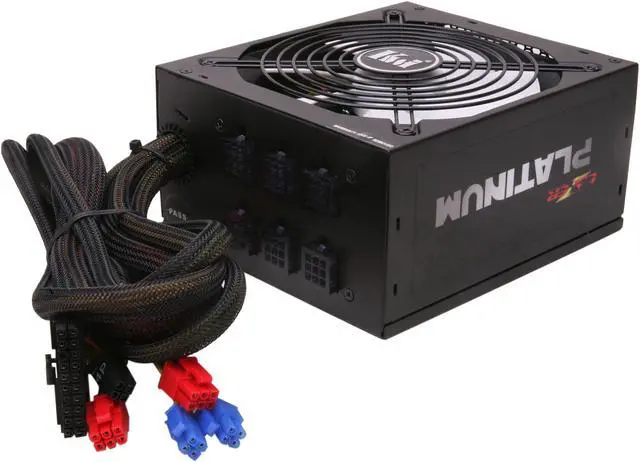 Alt view image 4 of 7 - KINGWIN LZP-750 750 W ATX 12V v2.2, EPS 12V v2.91, and SSI EPS 12V v2.92 SLI Ready CrossFire Ready 80 PLUS PLATINUM Certified Modular Active PFC Power Supply