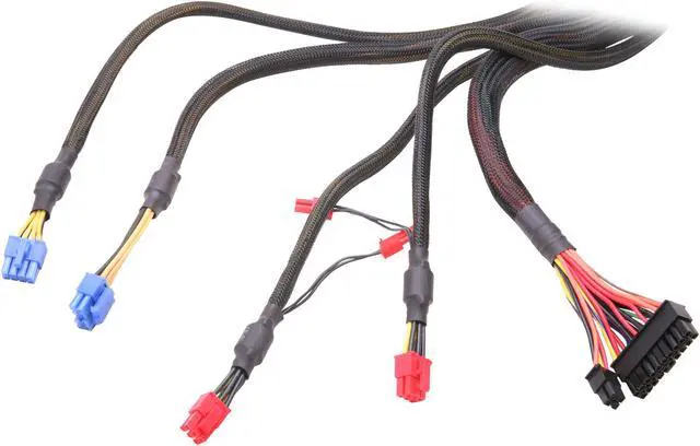 Alt view image 7 of 8 - KINGWIN LZP-1000 1000 W ATX 12V v2.2, EPS 12V v2.91, and SSI EPS 12V v2.92 SLI Ready CrossFire Ready 80 PLUS PLATINUM Certified Modular Active PFC Power Supply