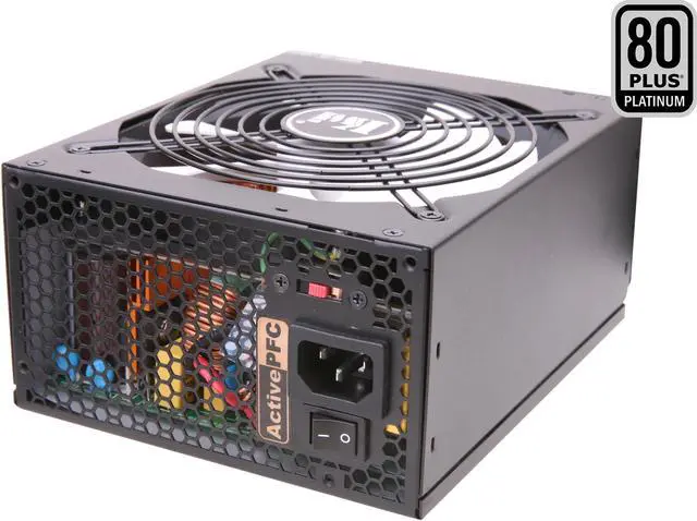 Alt view image 2 of 8 - KINGWIN LZP-1000 1000 W ATX 12V v2.2, EPS 12V v2.91, and SSI EPS 12V v2.92 SLI Ready CrossFire Ready 80 PLUS PLATINUM Certified Modular Active PFC Power Supply
